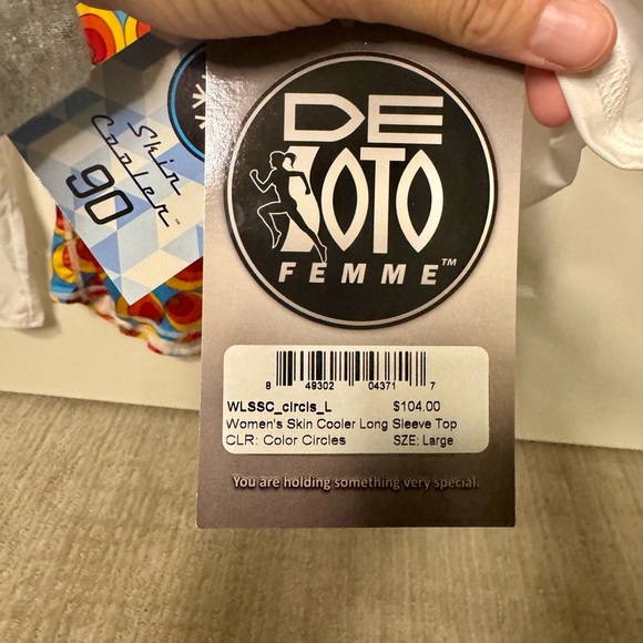 DE SOTO Women’s Triathlon Long Sleeve Skin Cooler Size: L - Picture 8 of 9